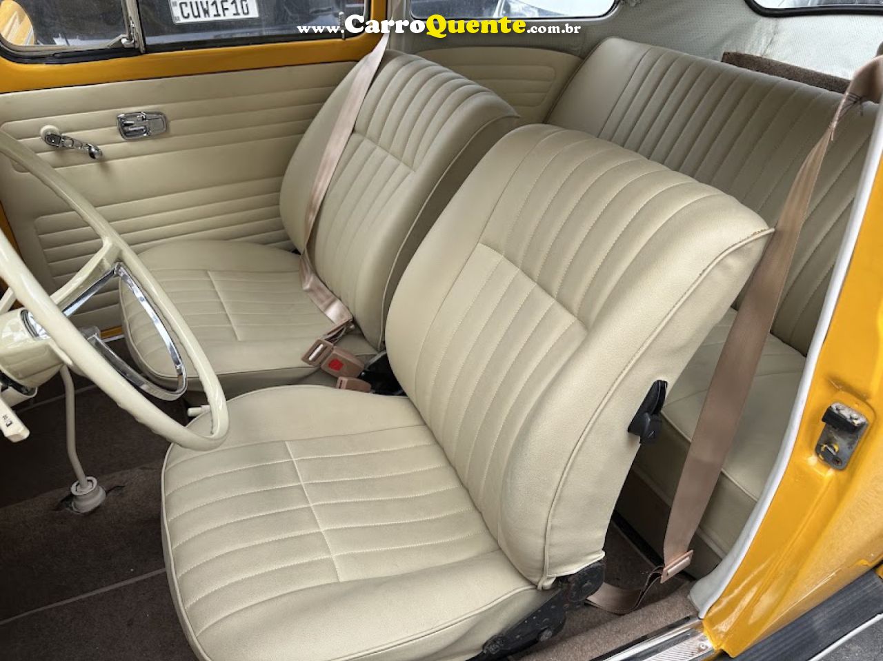 VOLKSWAGEN   FUSCA   AMARELO 1975 1.3 GASOLINA - Loja