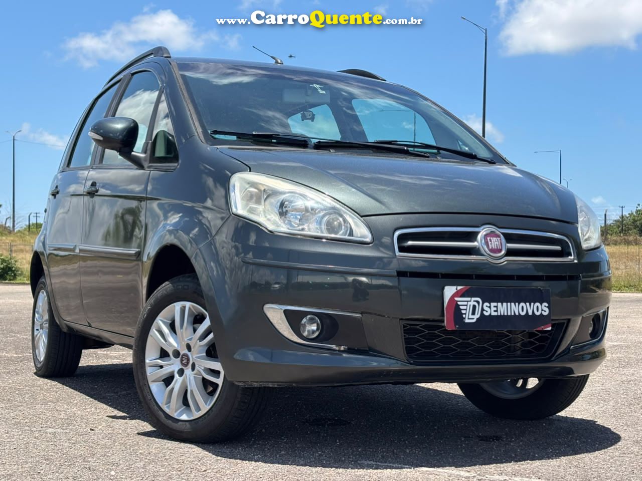FIAT   IDEA ATTRACTIVE 1.4 FIRE FLEX 8V 5P   CINZA 2015 1.4 FLEX - Loja
