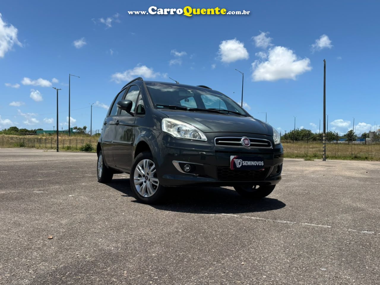 FIAT   IDEA ATTRACTIVE 1.4 FIRE FLEX 8V 5P   CINZA 2015 1.4 FLEX - Loja