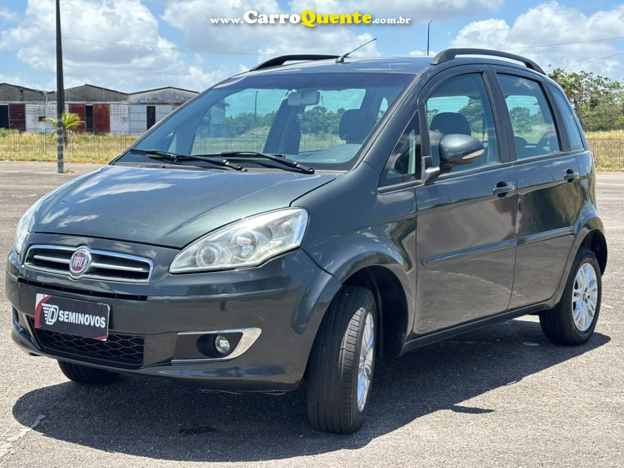 FIAT   IDEA ATTRACTIVE 1.4 FIRE FLEX 8V 5P   CINZA 2015 1.4 FLEX - Loja