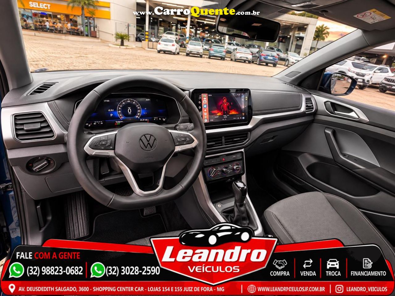 VOLKSWAGEN   T-CROSS 200 TSI 1.0  FLEX 12V 5P AUT.   AZUL 2025 1.0 FLEX - Loja
