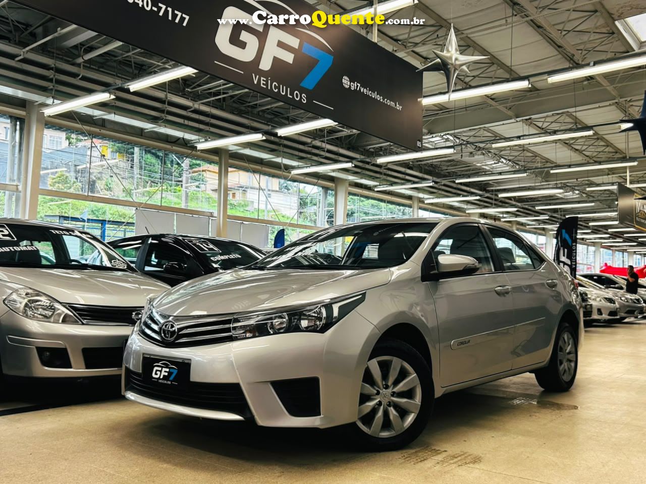 TOYOTA   COROLLA GLI 1.8 FLEX 16V  AUT.   PRATA 2017 1.8 FLEX - Loja