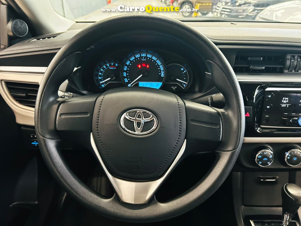 TOYOTA   COROLLA GLI 1.8 FLEX 16V  AUT.   PRATA 2017 1.8 FLEX - Loja