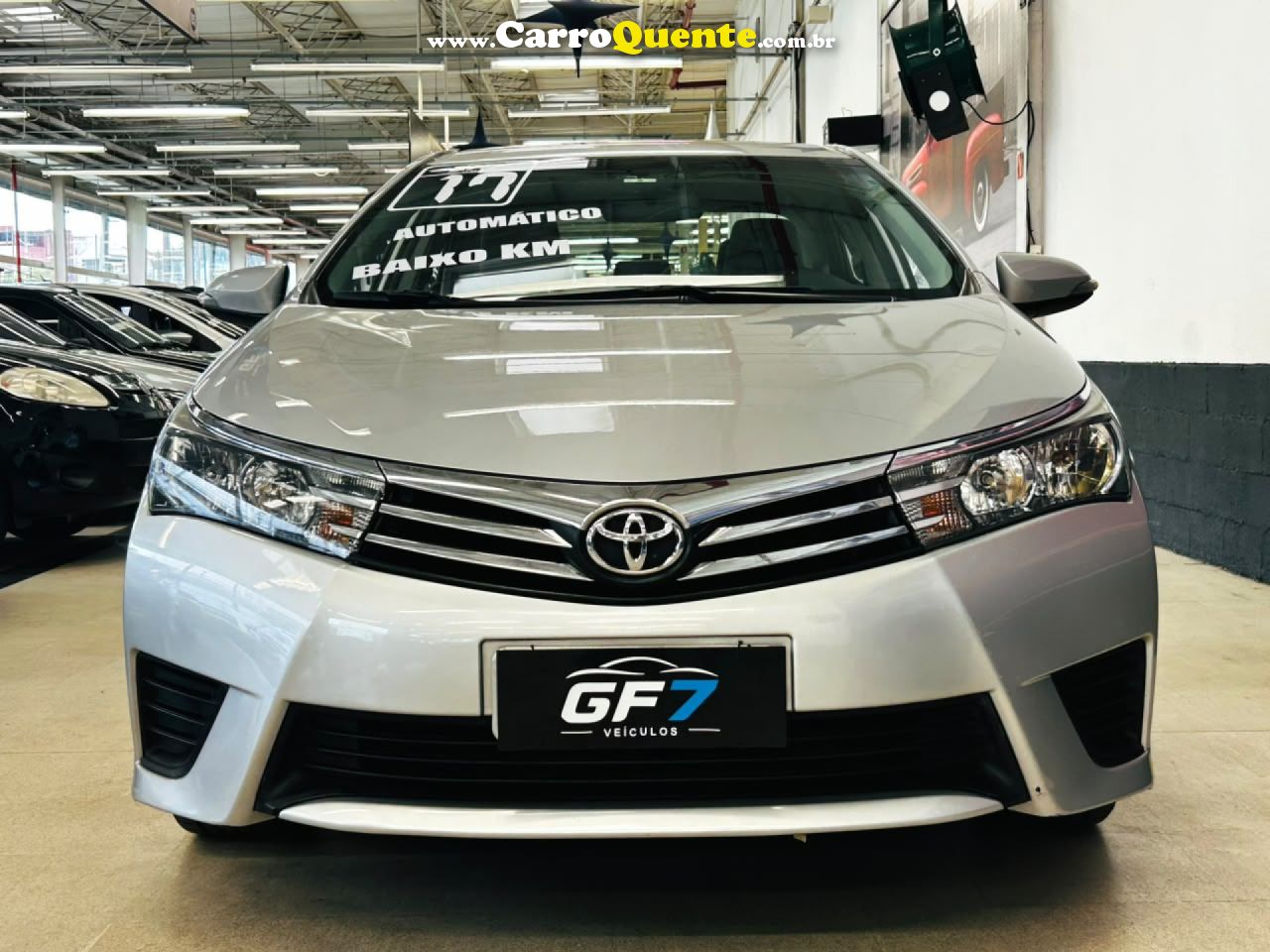 TOYOTA   COROLLA GLI 1.8 FLEX 16V  AUT.   PRATA 2017 1.8 FLEX - Loja