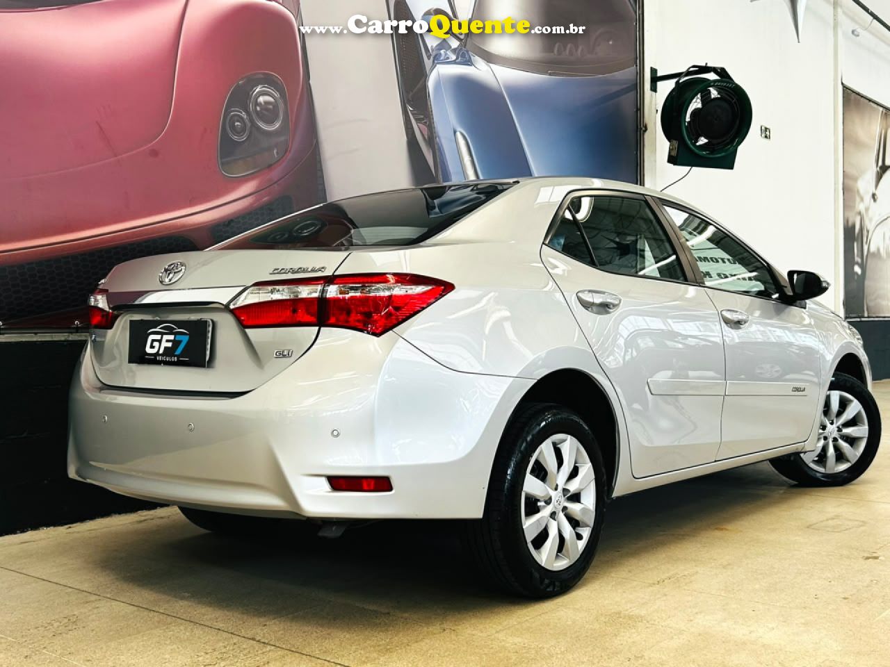 TOYOTA   COROLLA GLI 1.8 FLEX 16V  AUT.   PRATA 2017 1.8 FLEX - Loja