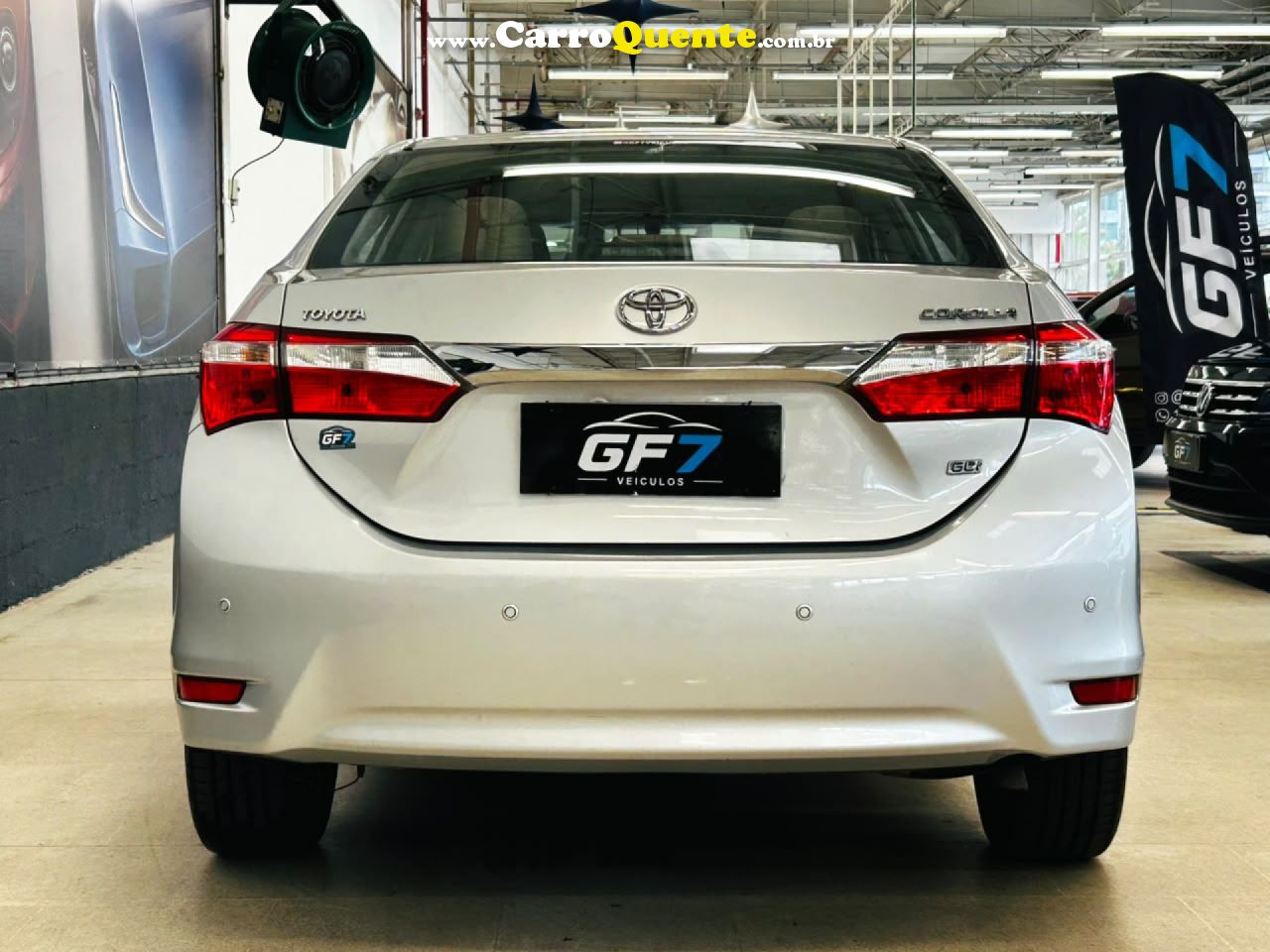 TOYOTA   COROLLA GLI 1.8 FLEX 16V  AUT.   PRATA 2017 1.8 FLEX - Loja