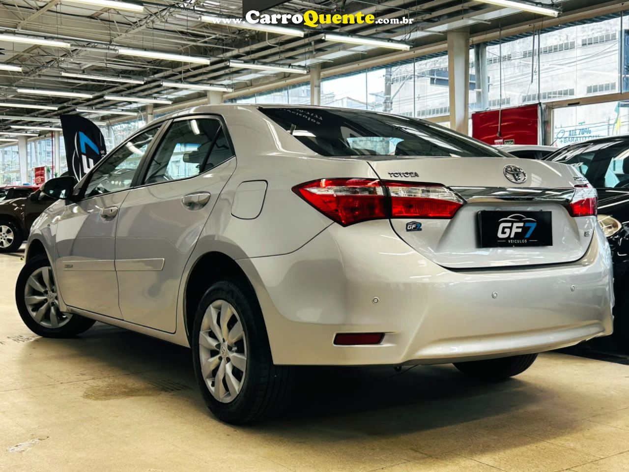 TOYOTA   COROLLA GLI 1.8 FLEX 16V  AUT.   PRATA 2017 1.8 FLEX - Loja