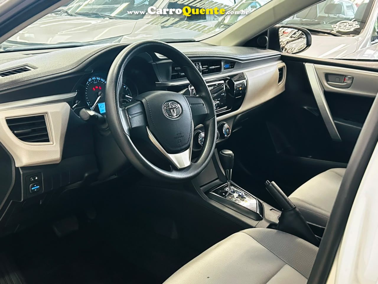 TOYOTA   COROLLA GLI 1.8 FLEX 16V  AUT.   PRATA 2017 1.8 FLEX - Loja