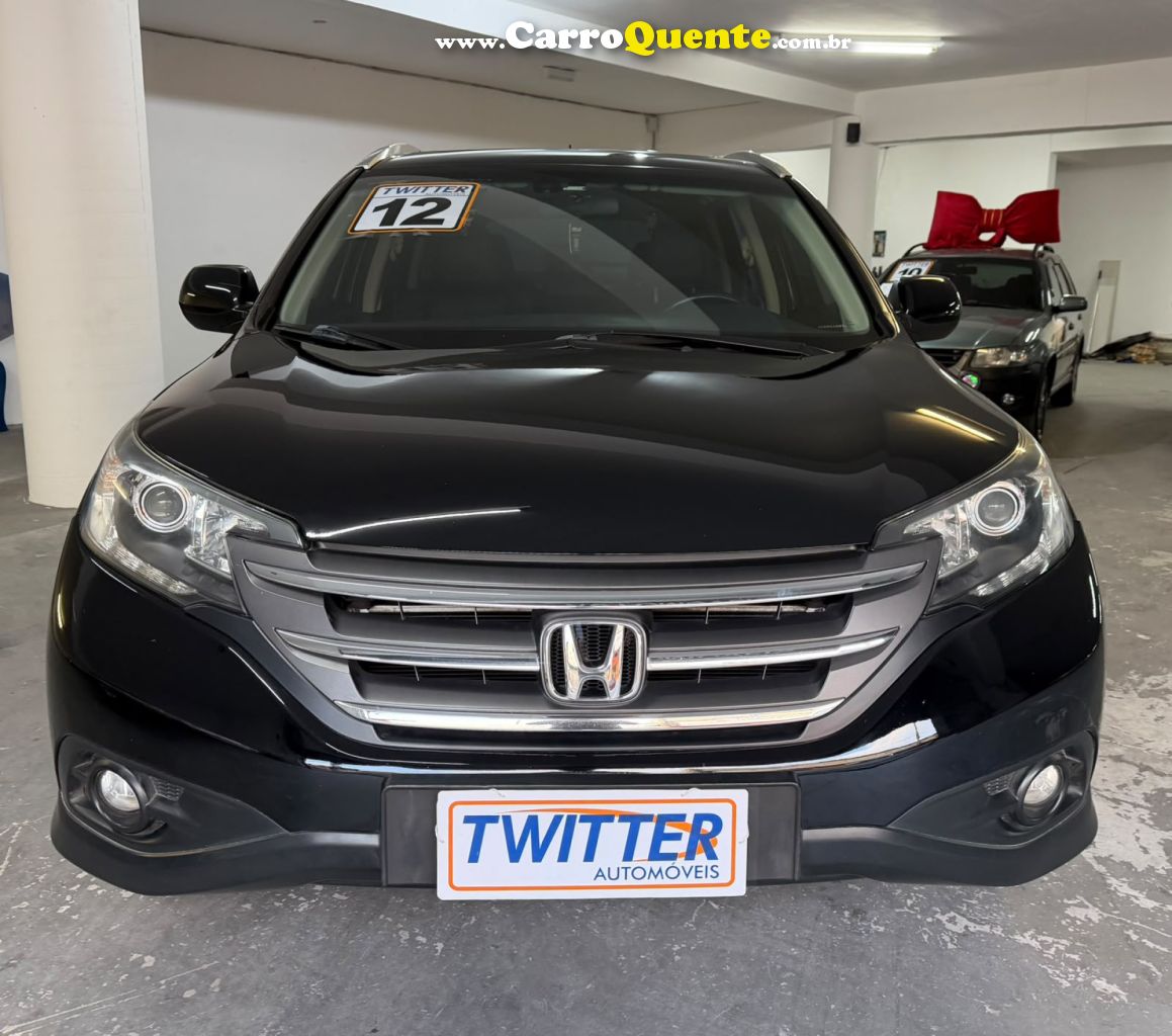 HONDA   CR-V EXL 2.0 16V 4WD2.0 FLEXONE AUT.   PRETO 2012 2.0 GASOLINA - Loja