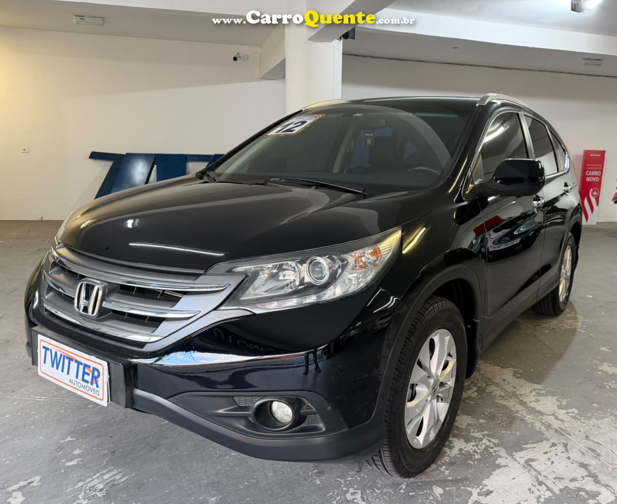 HONDA   CR-V EXL 2.0 16V 4WD2.0 FLEXONE AUT.   PRETO 2012 2.0 GASOLINA - Loja