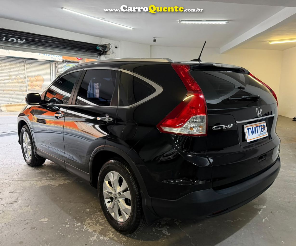 HONDA   CR-V EXL 2.0 16V 4WD2.0 FLEXONE AUT.   PRETO 2012 2.0 GASOLINA - Loja