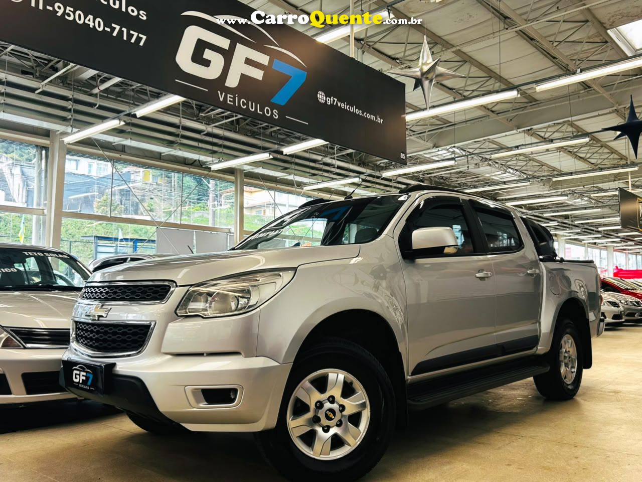 CHEVROLET   S10 PICK-UP LT 2.4 F.POWER 4X2 CD   PRATA 2014 2.4 FLEX - Loja