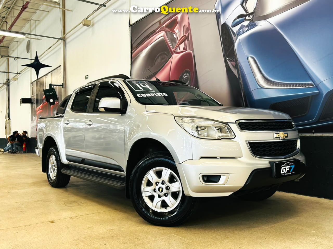 CHEVROLET   S10 PICK-UP LT 2.4 F.POWER 4X2 CD   PRATA 2014 2.4 FLEX - Loja