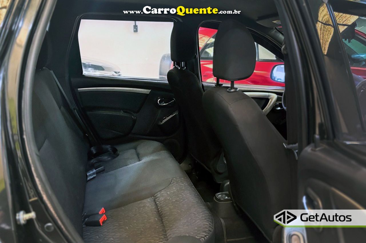 RENAULT   DUSTER AUTHENT. 1.6 FLEX 16V AUT.(PCD)   PRETO 2018 1.6 FLEX - Loja