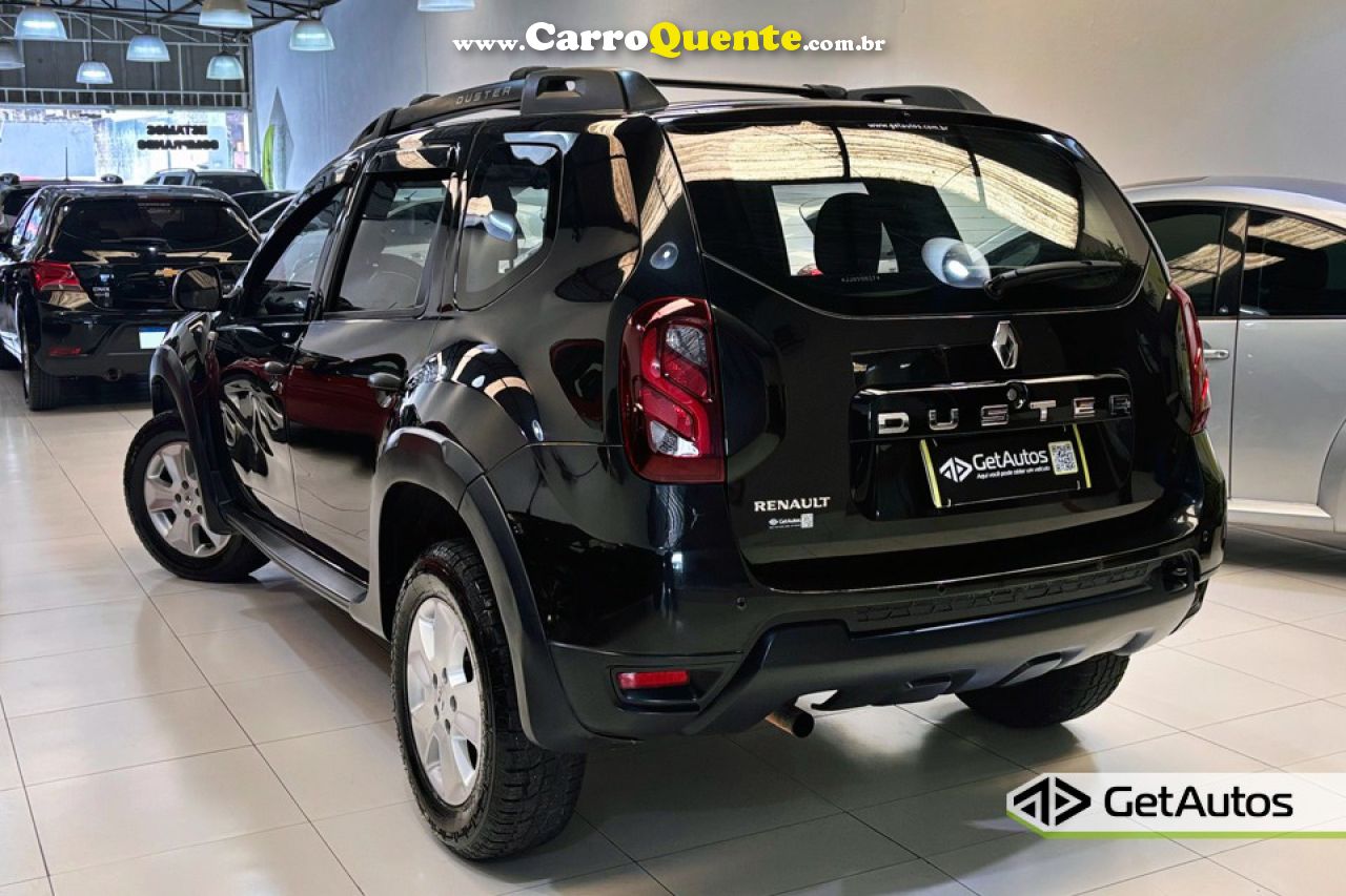 RENAULT   DUSTER AUTHENT. 1.6 FLEX 16V AUT.(PCD)   PRETO 2018 1.6 FLEX - Loja