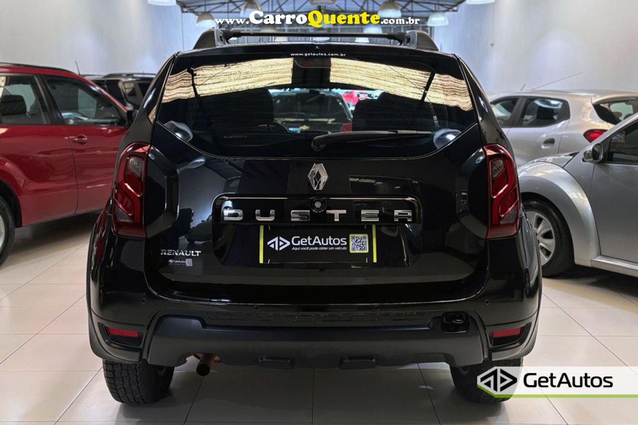 RENAULT   DUSTER AUTHENT. 1.6 FLEX 16V AUT.(PCD)   PRETO 2018 1.6 FLEX - Loja