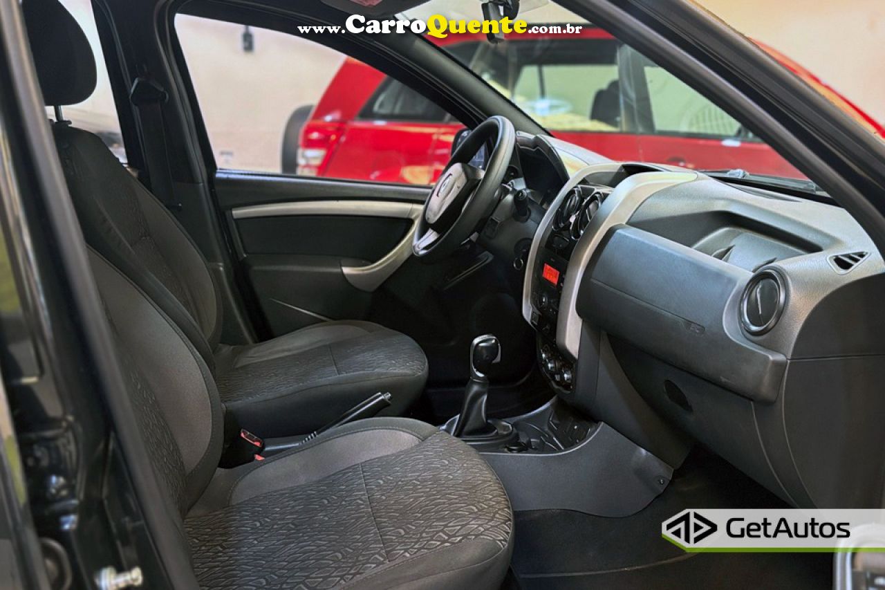 RENAULT   DUSTER AUTHENT. 1.6 FLEX 16V AUT.(PCD)   PRETO 2018 1.6 FLEX - Loja