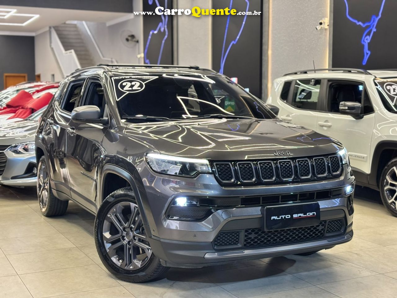 JEEP COMPASS 1.3 T270 TURBO LONGITUDE 80 ANOS 2022 - Loja