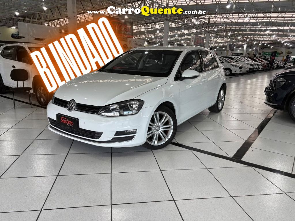 GOLF 1.4 TSI HIGHLINE TOP DE LINHA C/ BLINDAGEM III-A 2014 - Loja