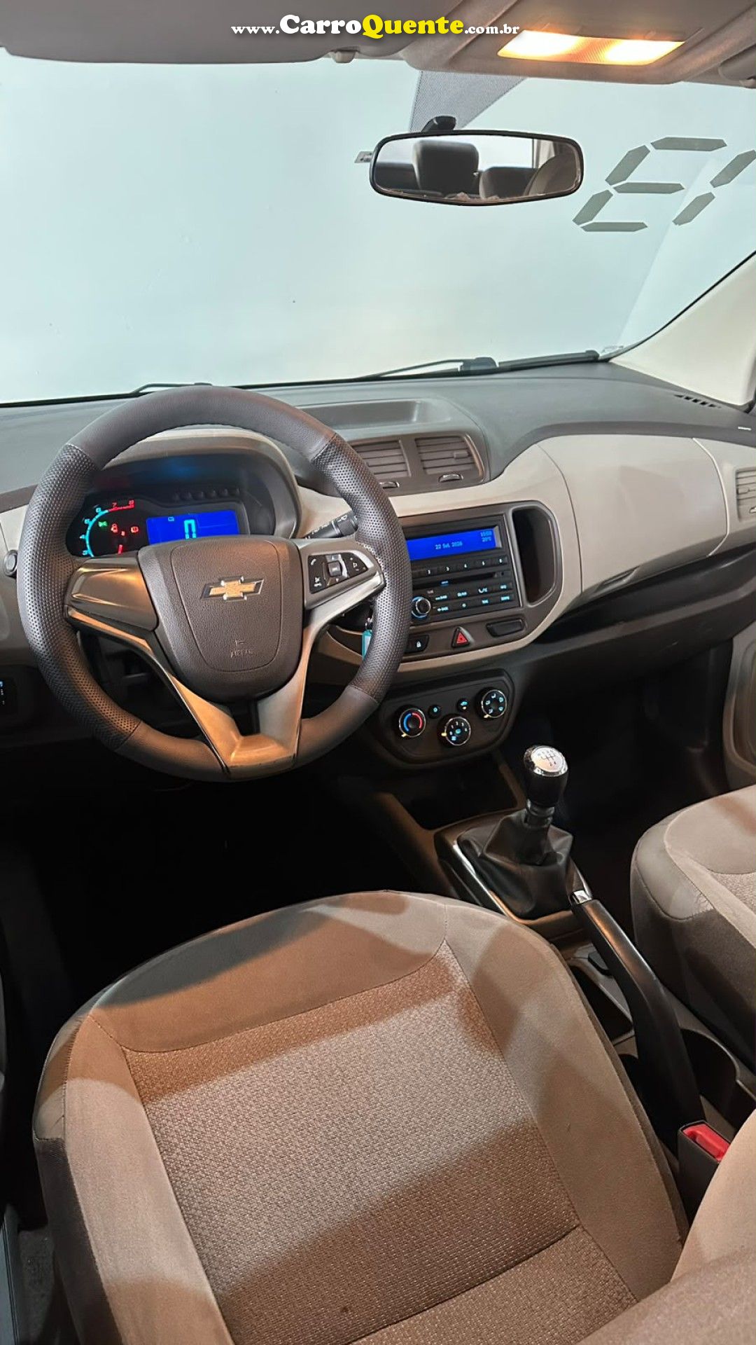 CHEVROLET   SPIN LTZ 1.8 8V ECONO.FLEX 5P MEC.   PRATA 2013 1.8 FLEX - Loja
