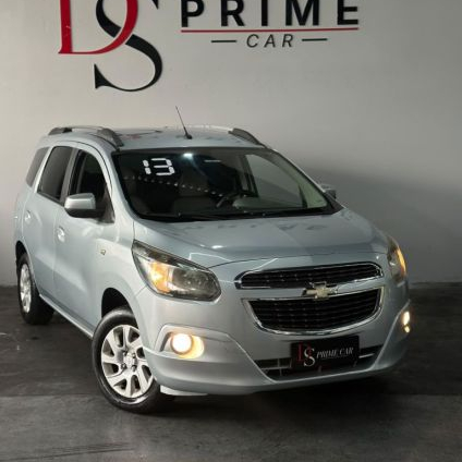 CHEVROLET   SPIN LTZ 1.8 8V ECONO.FLEX 5P MEC.   PRATA 2013 1.8 FLEX