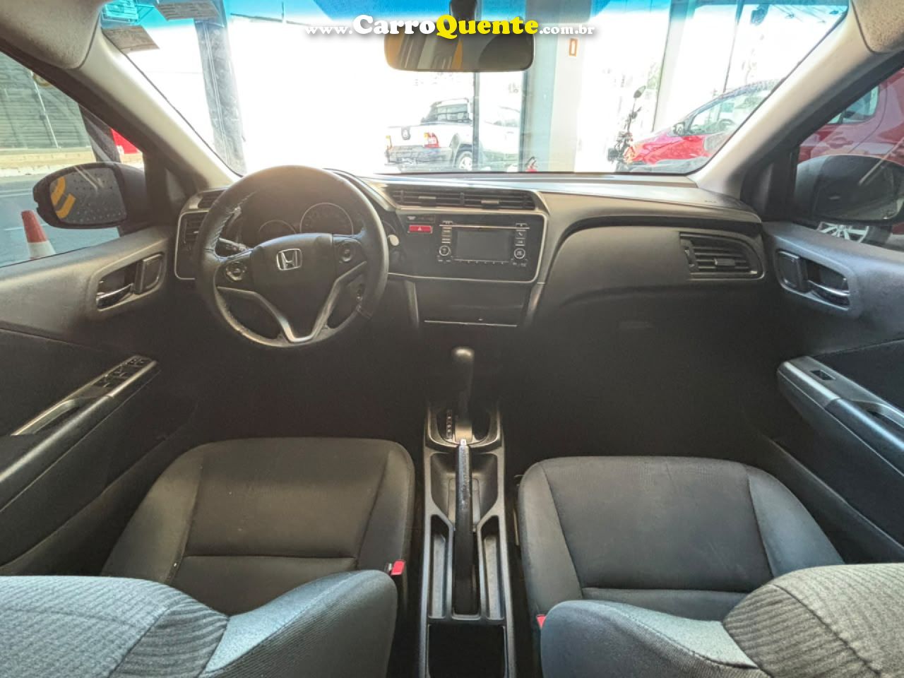 HONDA   CITY SEDAN EX 1.5 FLEX 16V 4P AUT.   CINZA 2015 1.5 FLEX - Loja