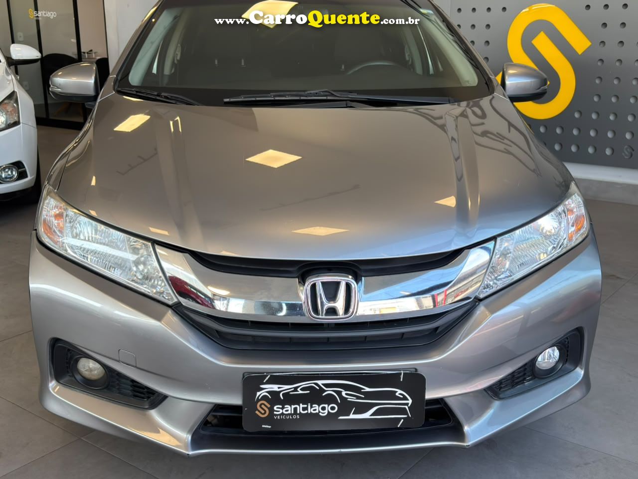 HONDA   CITY SEDAN EX 1.5 FLEX 16V 4P AUT.   CINZA 2015 1.5 FLEX - Loja