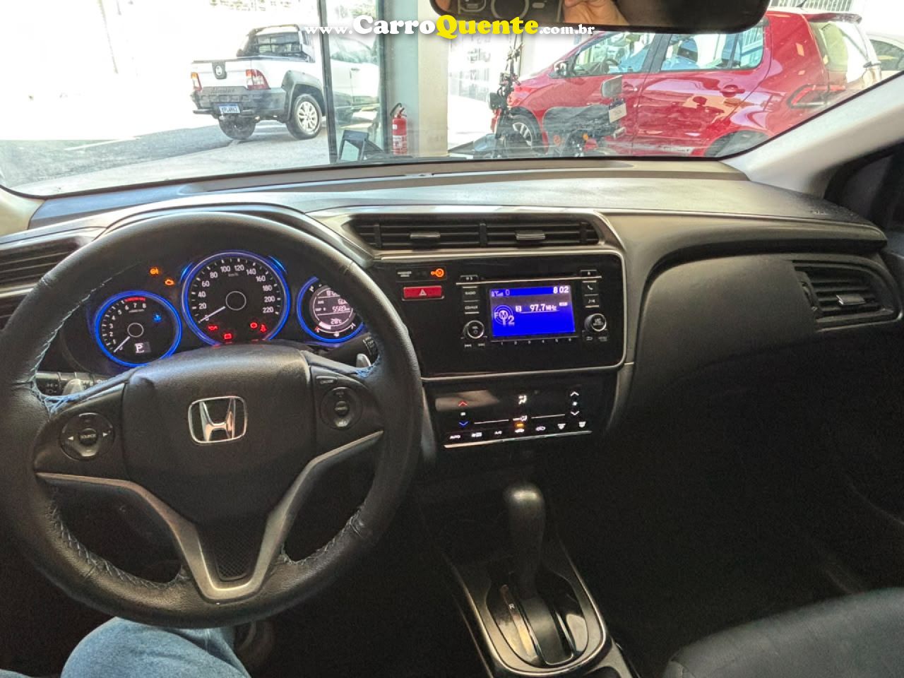 HONDA   CITY SEDAN EX 1.5 FLEX 16V 4P AUT.   CINZA 2015 1.5 FLEX - Loja