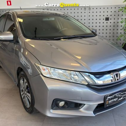 HONDA   CITY SEDAN EX 1.5 FLEX 16V 4P AUT.   CINZA 2015 1.5 FLEX