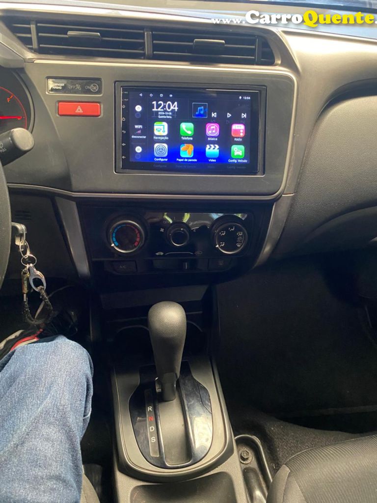 HONDA   CITY SEDAN LX 1.5 FLEX 16V 4P AUT.   CINZA 2015 1.5 FLEX - Loja