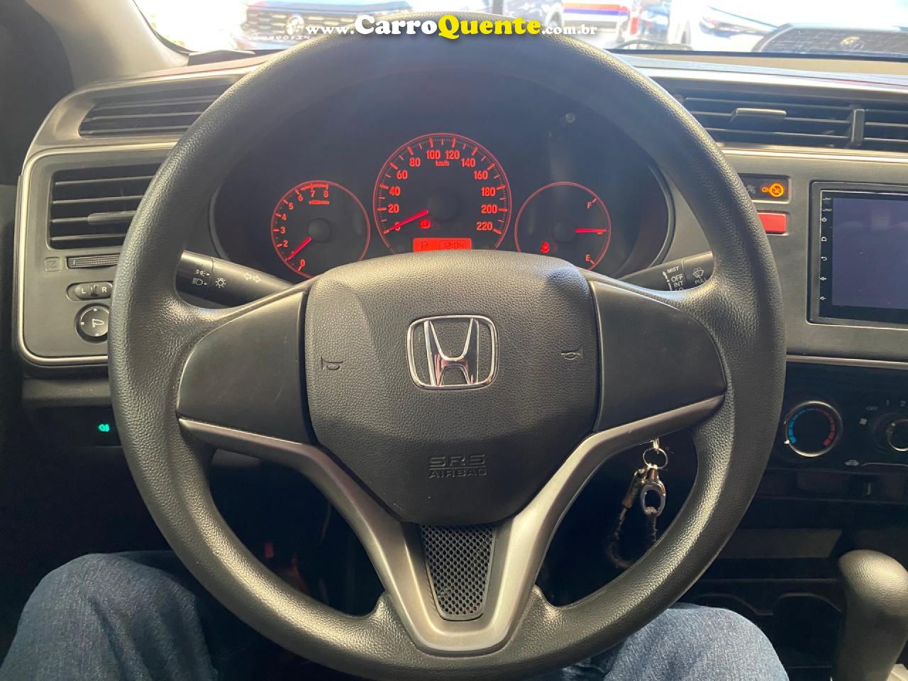 HONDA   CITY SEDAN LX 1.5 FLEX 16V 4P AUT.   CINZA 2015 1.5 FLEX - Loja