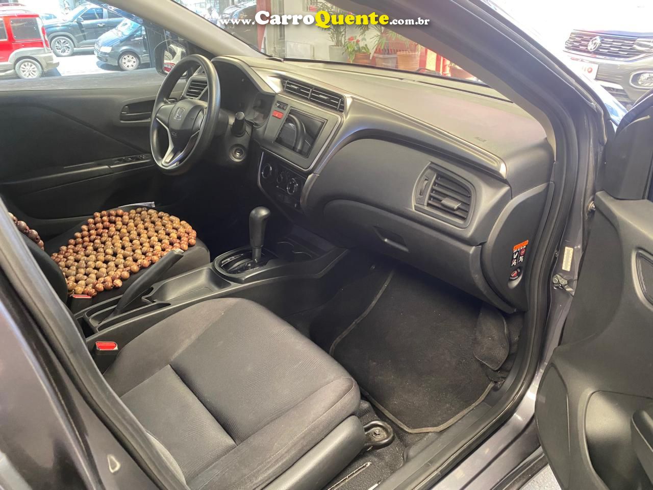 HONDA   CITY SEDAN LX 1.5 FLEX 16V 4P AUT.   CINZA 2015 1.5 FLEX - Loja