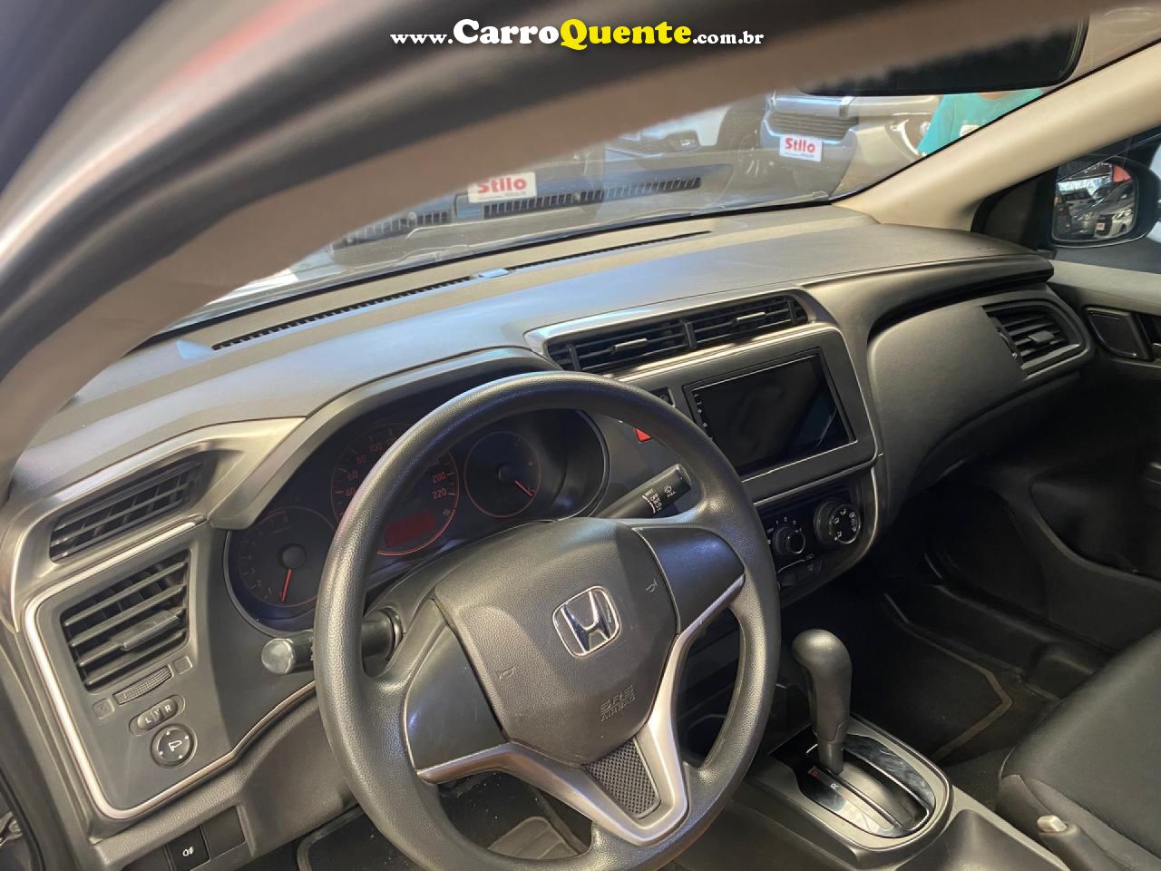 HONDA   CITY SEDAN LX 1.5 FLEX 16V 4P AUT.   CINZA 2015 1.5 FLEX - Loja
