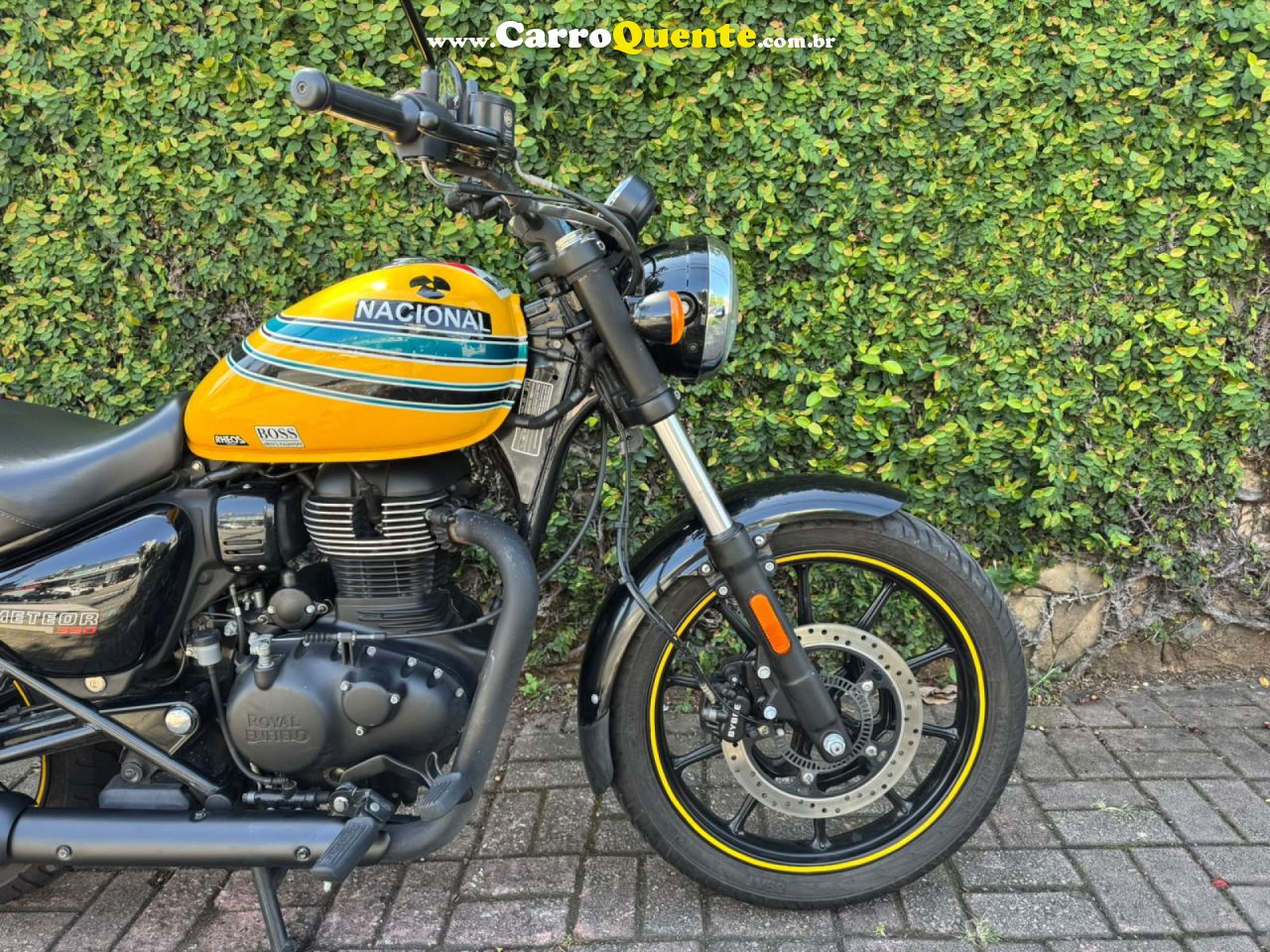 ROYAL ENFIELD   METEOR FIREBALL 350CC ABS   AMARELO 2023 350 GASOLINA - Loja