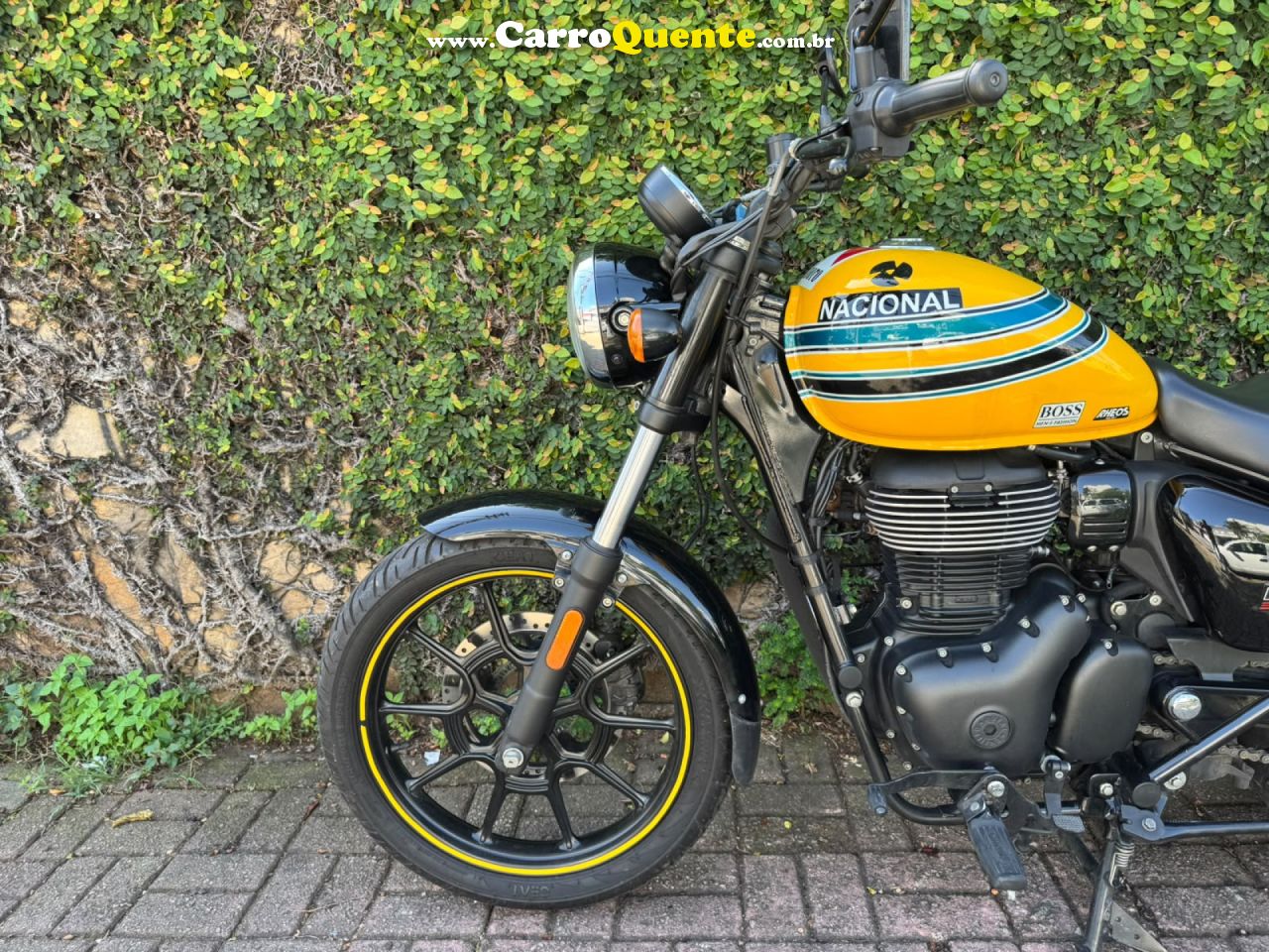 ROYAL ENFIELD   METEOR FIREBALL 350CC ABS   AMARELO 2023 350 GASOLINA - Loja