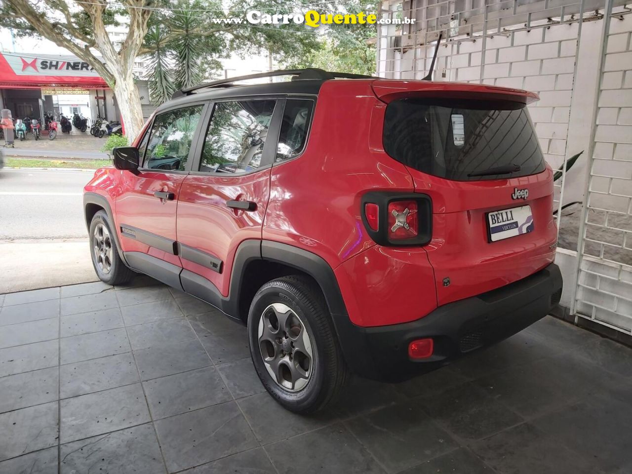 JEEP   RENEGADE SPORT 1.8 4X2 FLEX 16V AUT.   VERMELHO 2016 1.8 FLEX - Loja