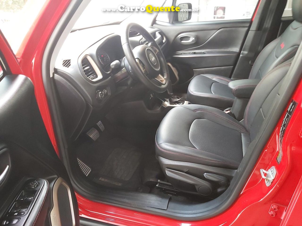JEEP   RENEGADE SPORT 1.8 4X2 FLEX 16V AUT.   VERMELHO 2016 1.8 FLEX - Loja