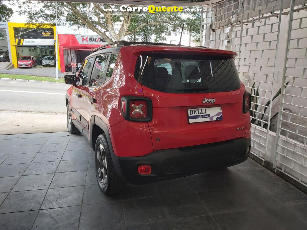 JEEP   RENEGADE SPORT 1.8 4X2 FLEX 16V AUT.   VERMELHO 2016 1.8 FLEX - Loja