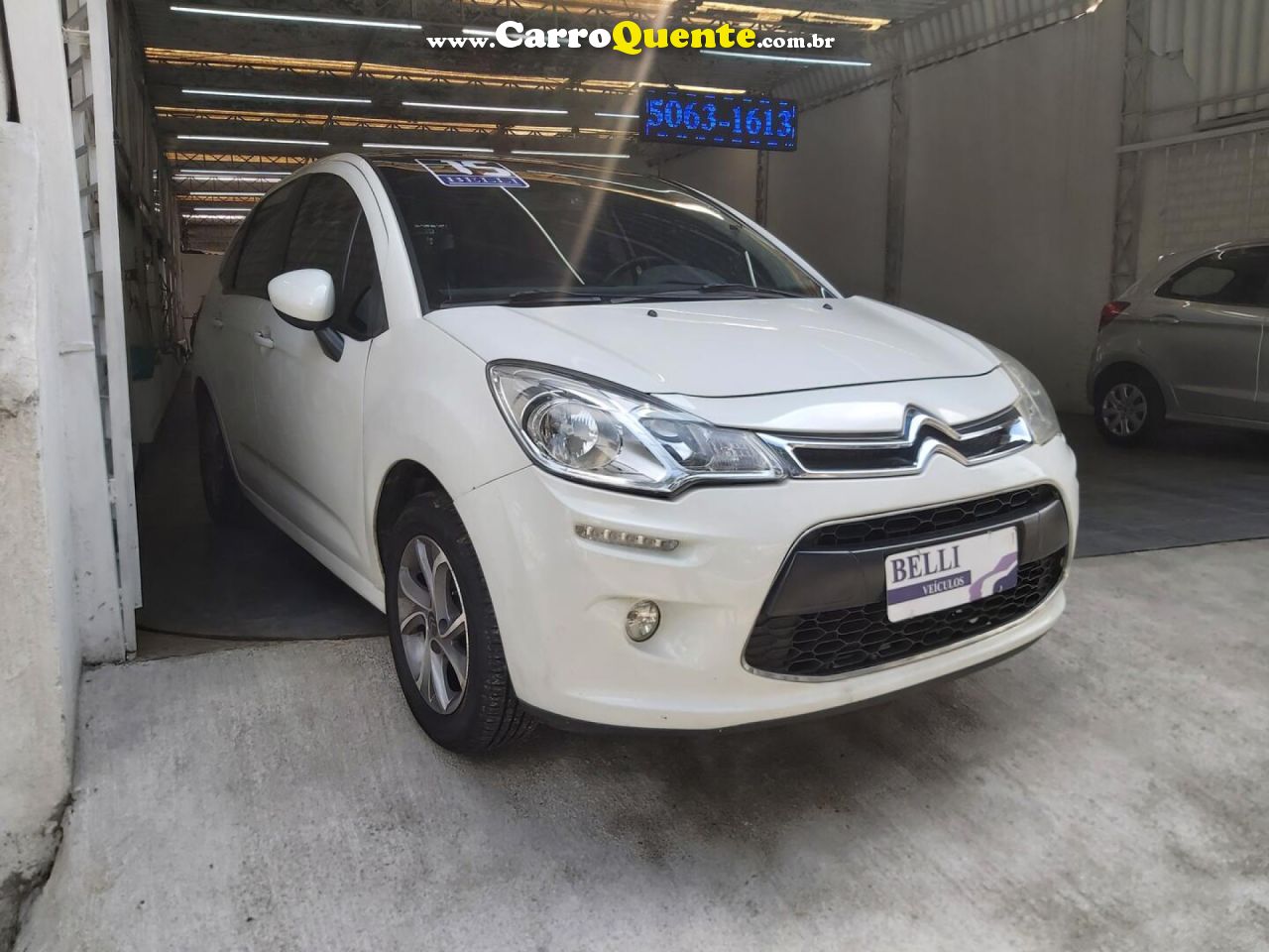 CITROËN   C3 TENDANCE 1.5 FLEX 8V 5P MEC.   BRANCO 2015 1.5 FLEX - Loja