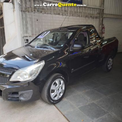 CHEVROLET   MONTANA LS 1.4 ECONOFLEX 8V 2P   PRETO 2011 1.4 FLEX