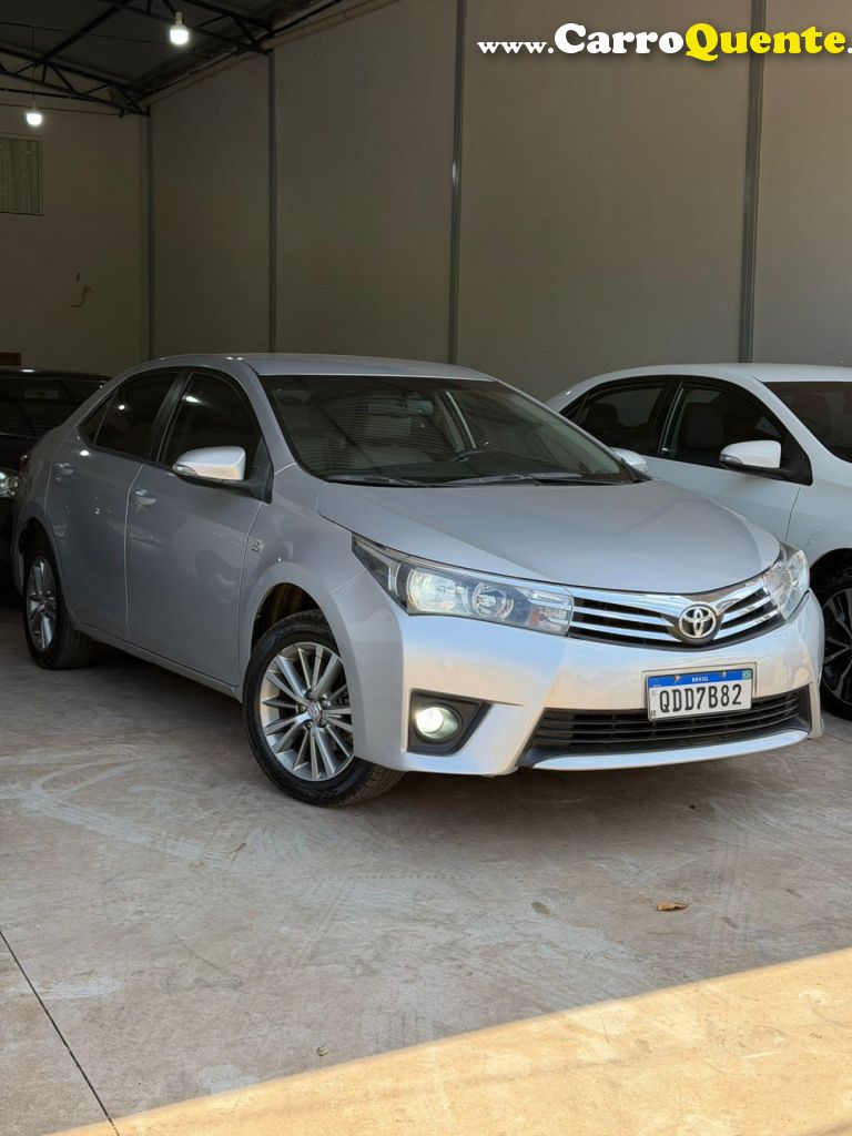 TOYOTA   COROLLA XEI 2.0 FLEX 16V AUT.   PRATA 2015 2.0 FLEX - Loja