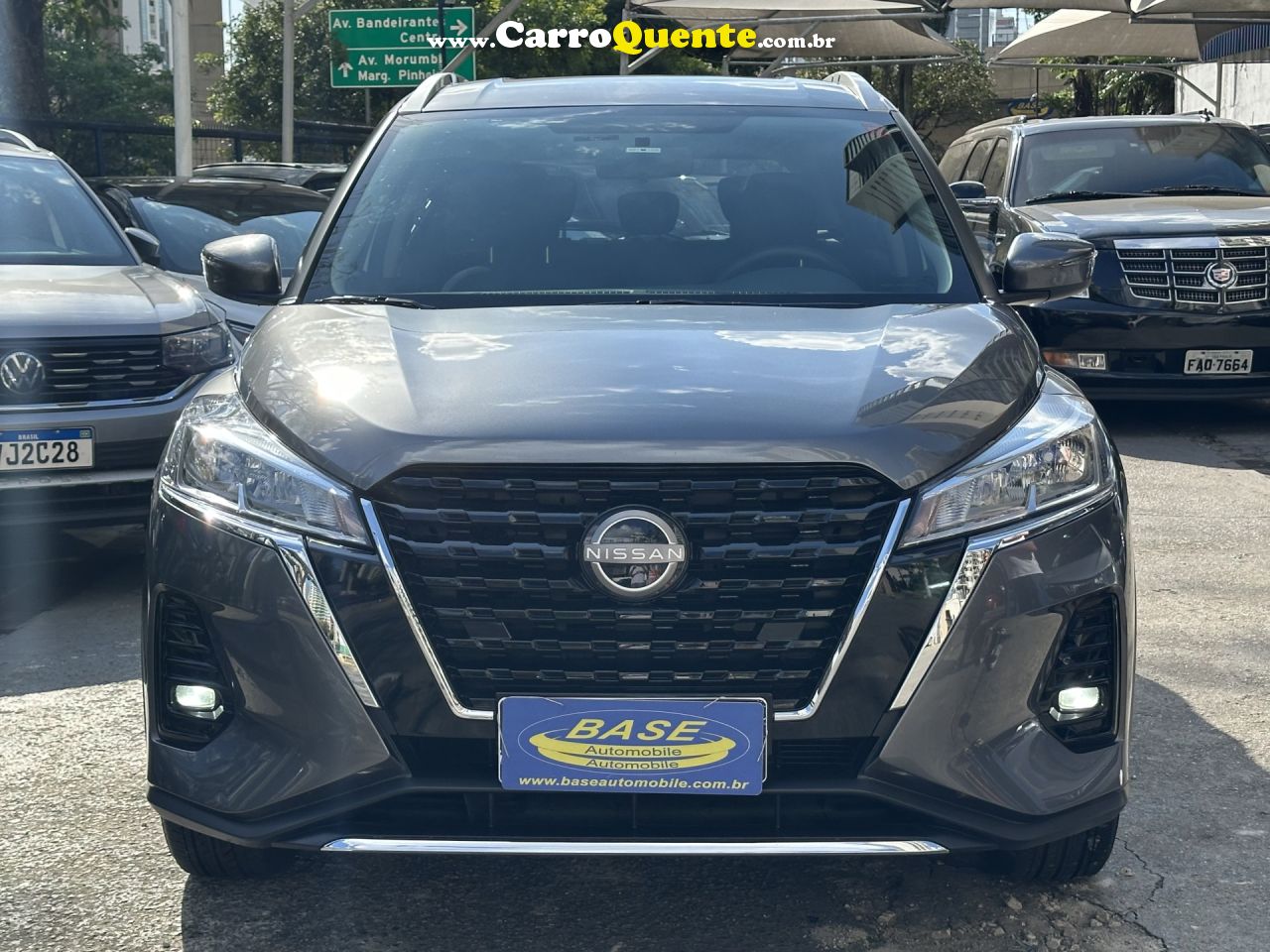 NISSAN   KICKS SENSE 1.6 16V FLEX AUT.   CINZA 2024 1.6 FLEX - Loja