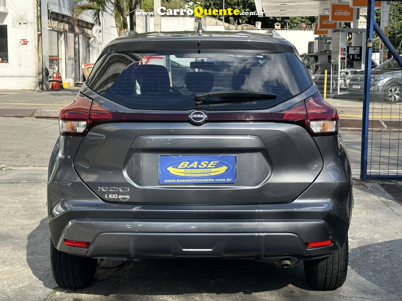 NISSAN   KICKS SENSE 1.6 16V FLEX AUT.   CINZA 2024 1.6 FLEX - Loja