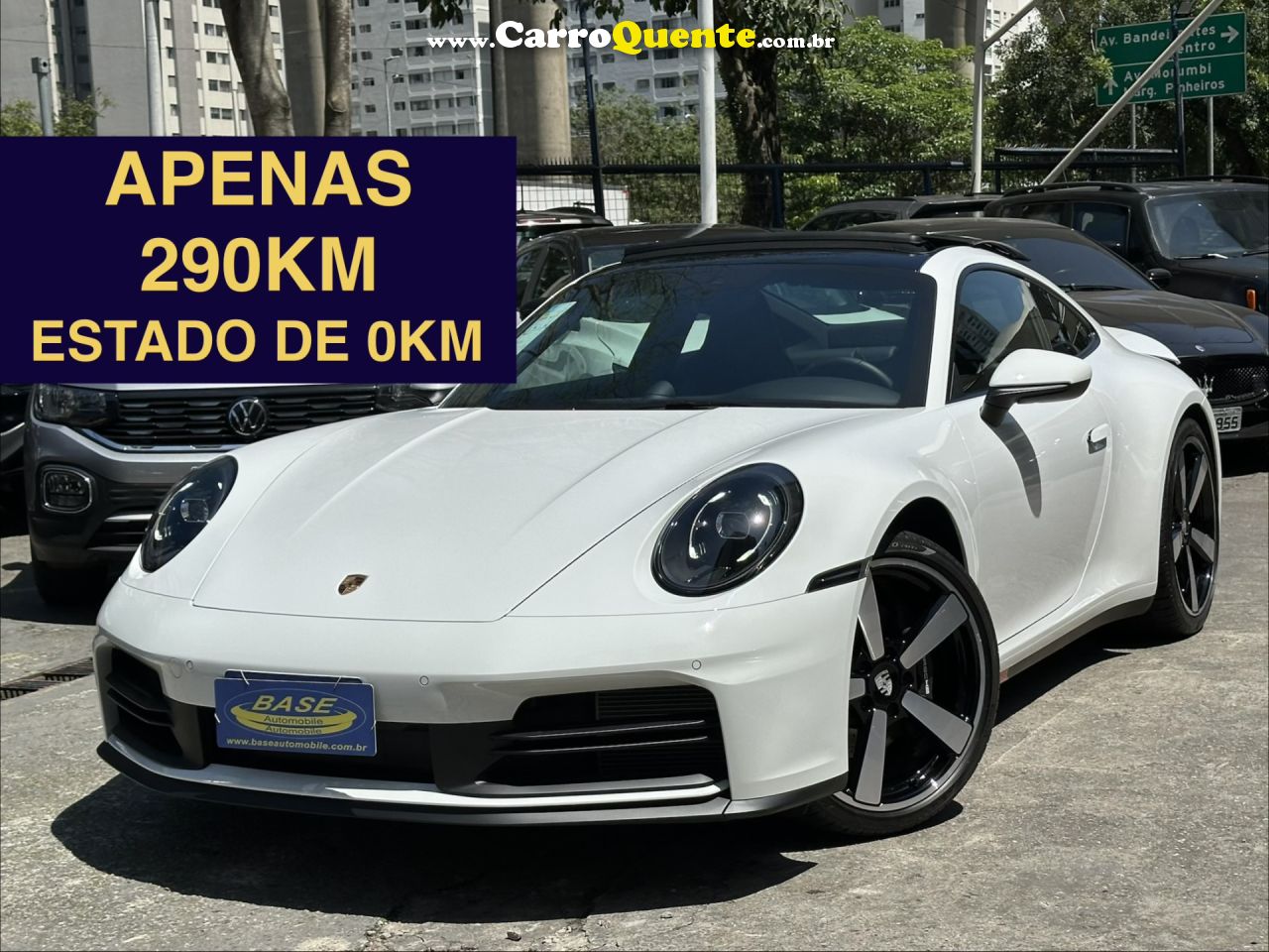 PORSCHE   PORSCHE 911 3.0 24V H6 GASOLINA CARRERA PDK   BRANCO 2026 3.0 H6 GASOLINA - Loja