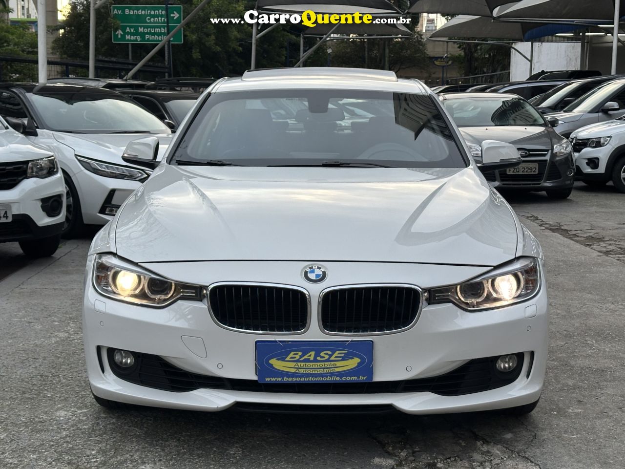 BMW   328IA 2.0 TB2.0 TB FLEX 16V 4P   BRANCO 2014 2.0 GASOLINA - Loja