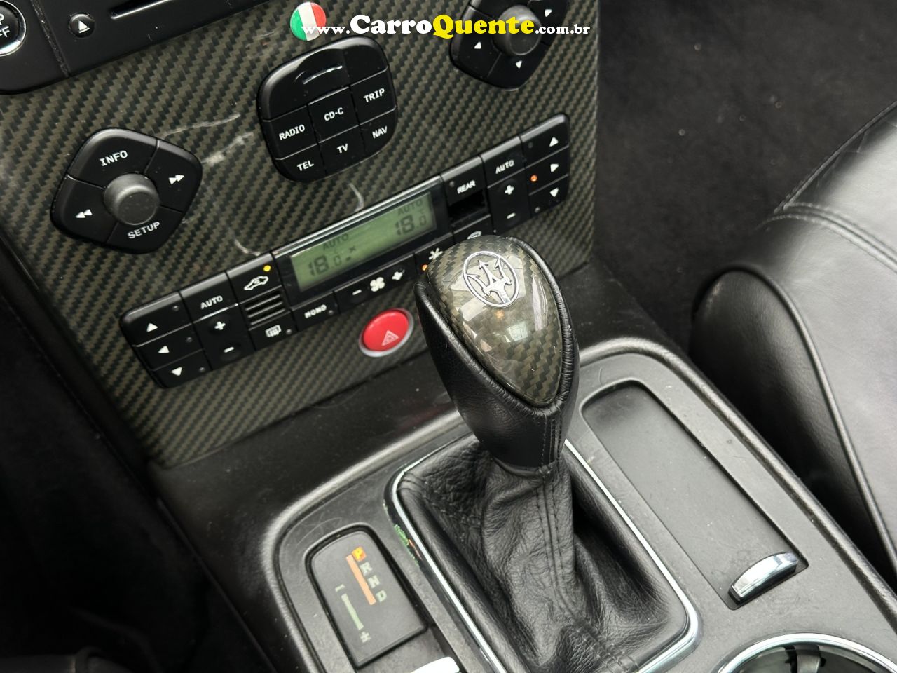 MASERATI   QUATTROPORTE SPORT 4.2 32V 400CV430CV   PRETO 2007 4.2 GASOLINA - Loja