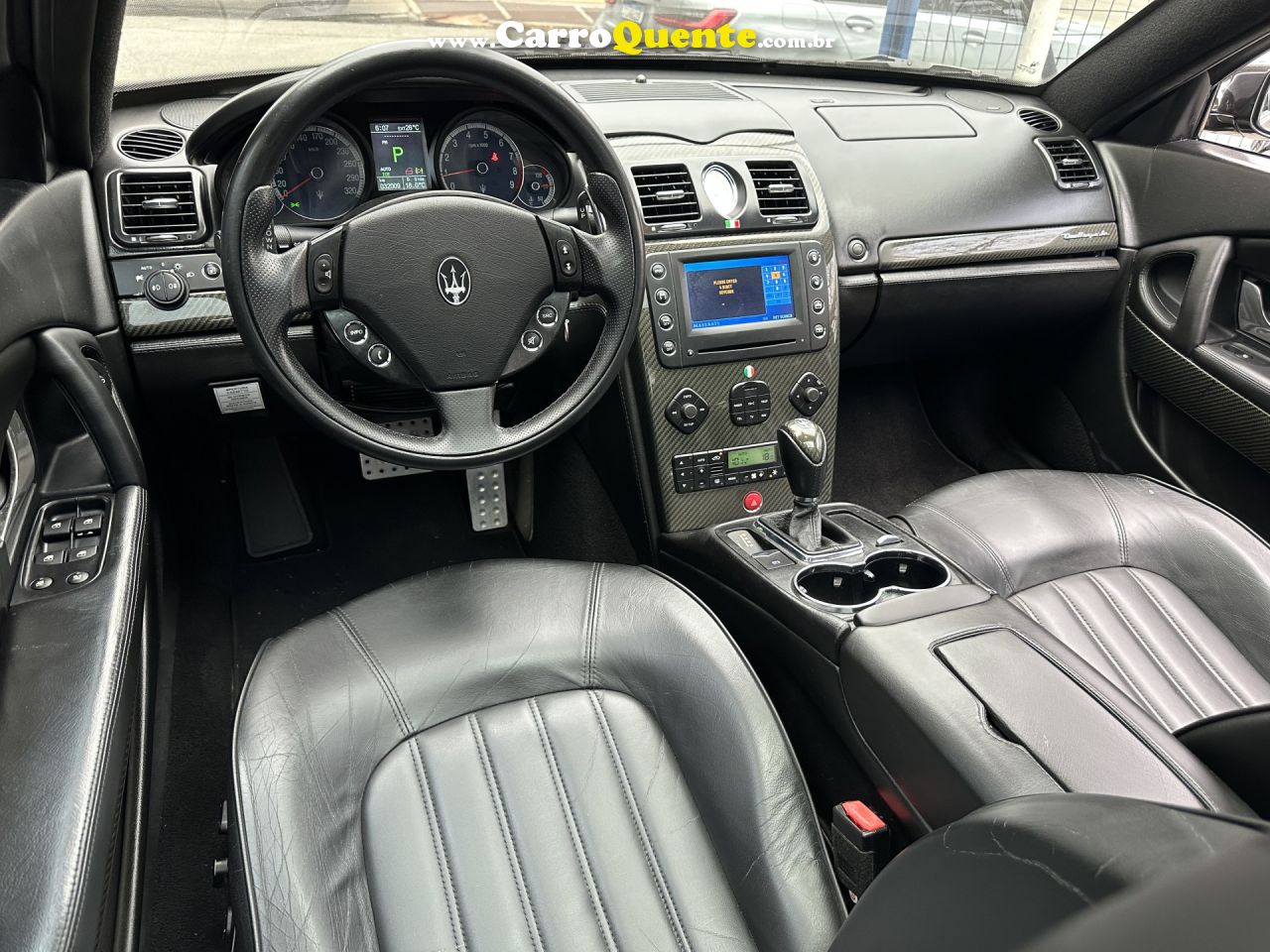 MASERATI   QUATTROPORTE SPORT 4.2 32V 400CV430CV   PRETO 2007 4.2 GASOLINA - Loja
