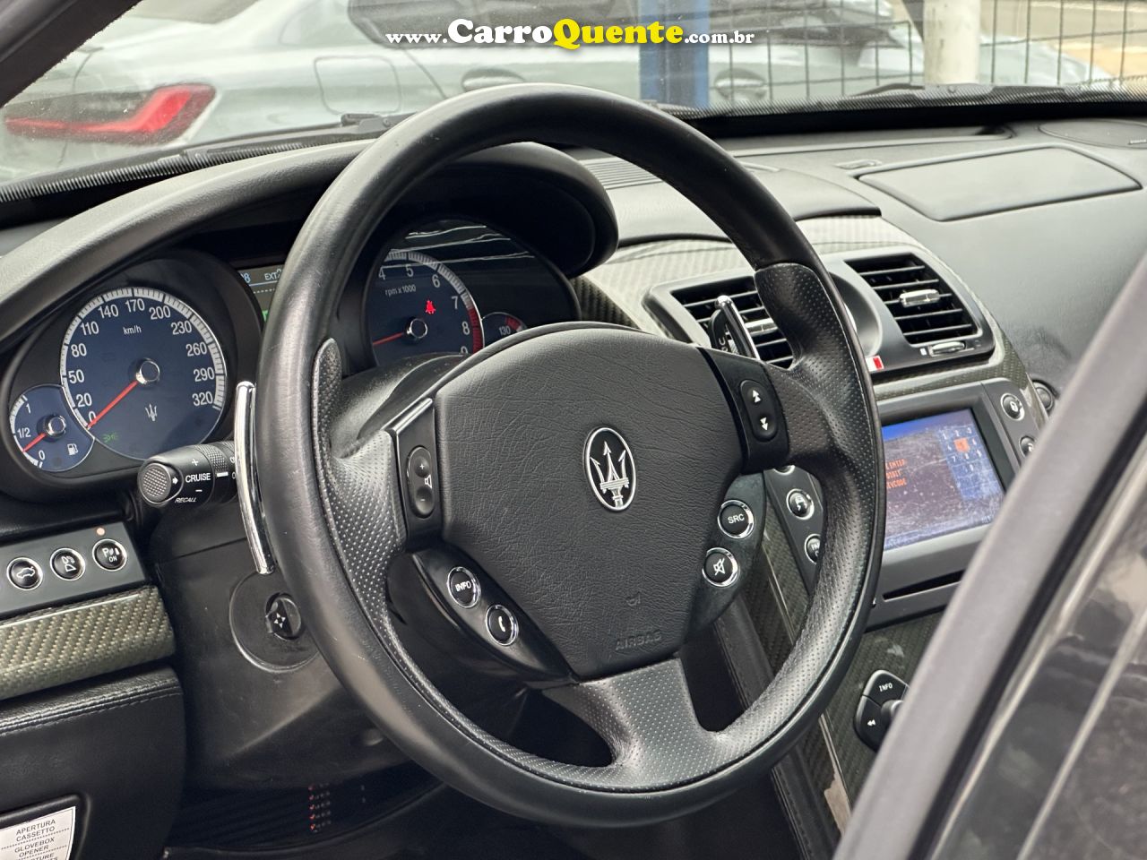 MASERATI   QUATTROPORTE SPORT 4.2 32V 400CV430CV   PRETO 2007 4.2 GASOLINA - Loja