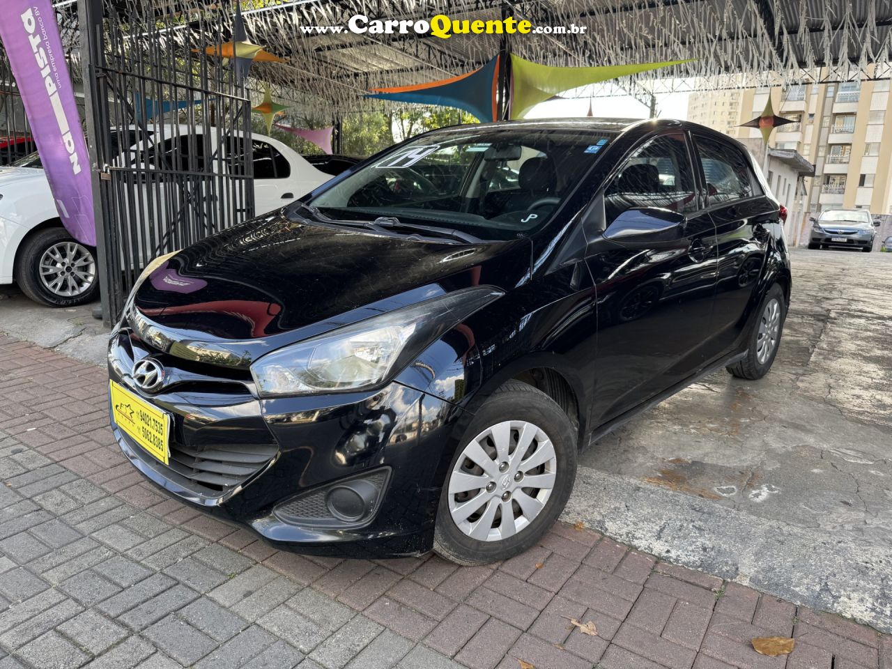 HYUNDAI   HB20 C.C.PLUSC.STYLE 1.6 FLEX 16V MEC.   PRETO 2014 1.6 FLEX - Loja