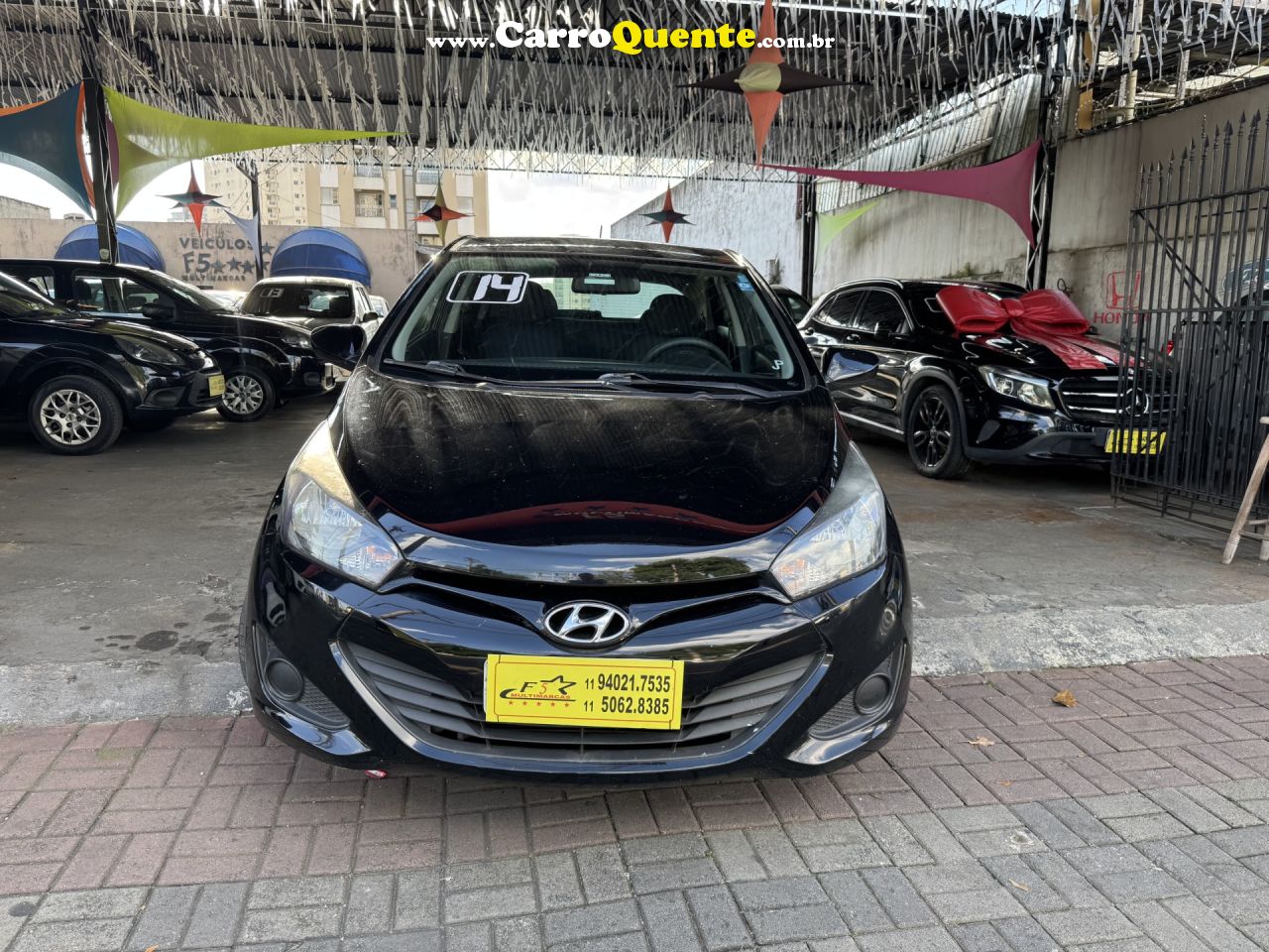 HYUNDAI   HB20 C.C.PLUSC.STYLE 1.6 FLEX 16V MEC.   PRETO 2014 1.6 FLEX - Loja